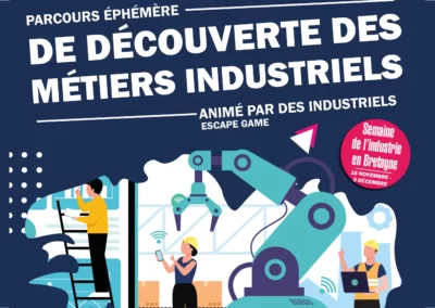 28 novembre 2023 : Parcours de découverte des métiers de l’industrie et escape game – Fougères